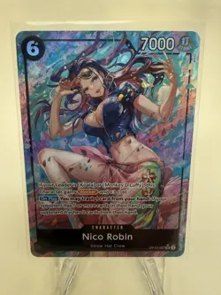Nico Robin (Alt Art) OP12-087 SR Legacy of the Master ONE PIECE TCG English - Image 1