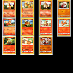 Pokemon TCG - Growlithe 11-Card Lot No Duplicates - Image 1