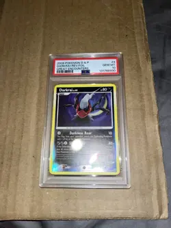 PSA 10 Gem Mint Darkrai 4/106 Great Encounters Reverse Holo Rare Pokemon Card #4 - Image 1