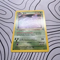 Muk | Fossil 28/62 | Rare Vintage 1999 Pokemon Card | LP - Image 2