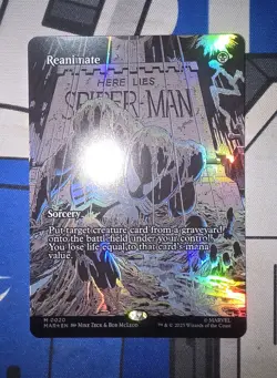 MTG - MAR - Reanimate (Borderless) #20 - Near Mint Foil - Image 1