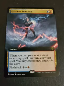 Galvanic Iteration (371) Extended Art Innistrad: Midnight Hunt MID MTG NM - Image 1