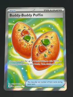 Pokemon TCG - Buddy-Buddy Poffin Ultra Rare ME01: Mega Evolution 167/132 NM - Image 1