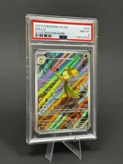 2023 POKEMON SVI EN-SCARLET & VIOLET ILLUSTRATION RARE #200 DOLLIV PSA 8 - Image 1