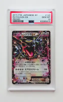 Pokemon 2015 Rayquaza Japanese Holo Promo PSA 10 - Image 1