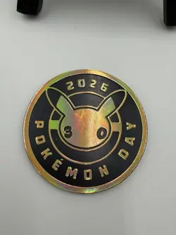 Pikachu 51/162 Stamped 2026 Pokemon Day 30th Anniversary Promo TCG + Coin - Image 3