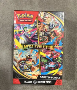 Pokemon TCG: Mega Evolution Booster Bundle (6 Packs) - Image 1
