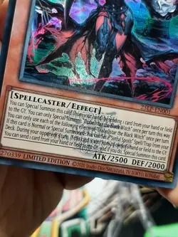 Diabellstar The Black Witch 25LP-EN001 Ultra Rare Limited World Championship NM - Image 2