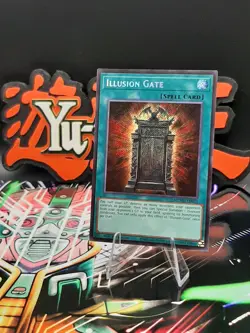 Yu-Gi-Oh! Illusion Gate MZMU-EN023 Secret Rare 1st Ed NM - Image 1