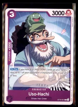 One Piece Premium Booster The Best Vol 2 Uso-Hachi ST18-001 Reprint - Image 1