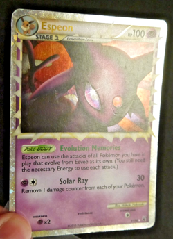 Espeon Prime HGSS Undaunted 81/90 Holo Rare Pokemon Card 2010 - Image 2