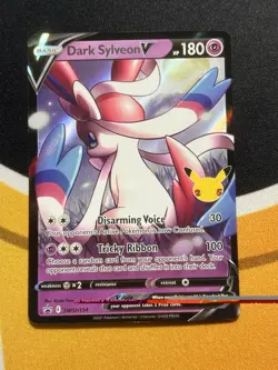 Dark Sylveon V SWSH134 SWSH: Sword & Shield Promo Card Holo NM B - Image 1