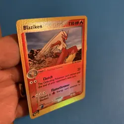 Pokemon TCG Blaziken Reverse Holo EX Ruby & Sapphire Card 15/109 NM Condition - Image 3