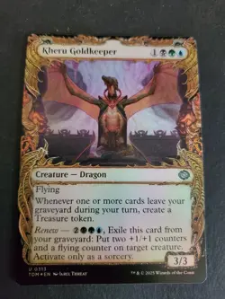 Kheru Goldkeeper (Showcase) - MTG - Tarkir: Dragonstorm - FOIL - NM - Image 1