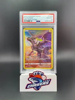 Pokemon TCG Zekrom Full Art Brilliant Stars Trainer Gallery TG05/TG30 PSA 10 - Image 1