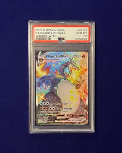 PSA 10 Charizard VMAX #SV107 SWSH Shining Fates 2021 Pokemon GEM MINT - Image 1