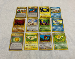 12 Pokemon Japanese Neo Genesis Lot, NM, No Doubles, Vintage PICTURES - Image 2
