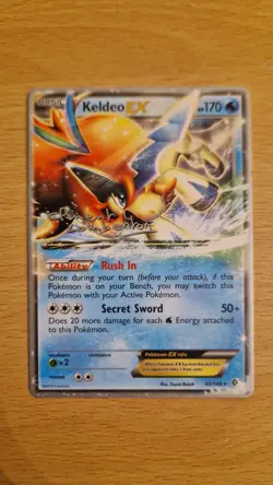 Pokemon TCG Boundaries Crossed World Championship 2013 Keldeo EX - Image 1