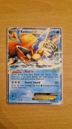 Pokemon TCG Boundaries Crossed World Championship 2013 Keldeo EX - Image 3