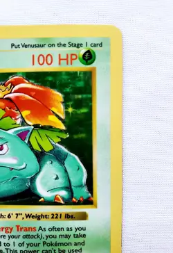 Pokemon TCG 1st Edition Shadowless VENUSAUR Base Set 15/102 Holo Rare WOTC 1999 - Image 5