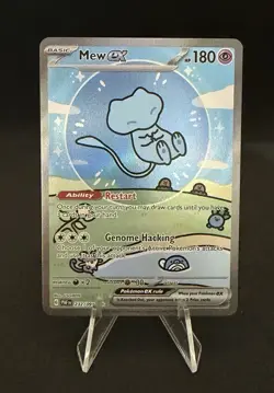 “Bubble” Mew EX 232/091 SIR Paldean Fates Special Illustration Rare Pokemon - Image 1