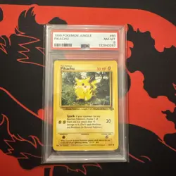 1999 POKEMON JUNGLE Pikachu 60/64 PSA Graded 8 - Image 1
