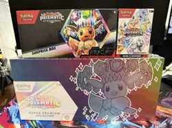 Pokemon TCG Scarlet & Violet: Prismatic Evolutions Sealed Lot (SPC, BB, SB) - Image 1