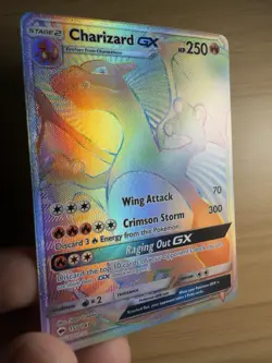 Charizard GX 150/147 Rainbow Rare Burning Shadows Secret Rare - Image 2