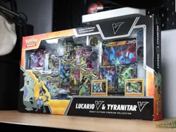 Pokemon Lucario V & Tyranitar V Heavy Hitters Premium Collection - New & Sealed - Image 3