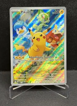 2023 Pokemon Scarlet & Violet Promo SVP #027 Pikachu - Image 1