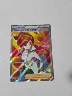 Professor's Research SWSH152 Holo Rare Full Art Trainer - NM - Pokemon TCG - Image 1