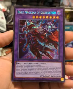 Yugioh! Dark Magician of Destruction MZMU-EN011 Secret Rare 1st Ed NM - Image 1