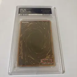 2002 Yu-Gi-Oh! Legend Blue Eyes LOB-005 Dark Magician PSA 9 MINT Original Print - Image 3