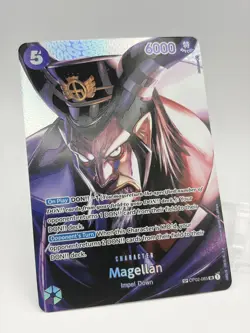 One Piece TCG English OP02-085 Magellan SP OP04 Alt Art Portrait NM - Image 3