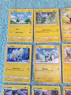 SHINX, LUXIO, & LUXRAY BUNDLE OF POKEMON CARDS - Image 2