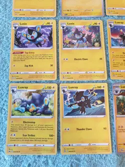 SHINX, LUXIO, & LUXRAY BUNDLE OF POKEMON CARDS - Image 4