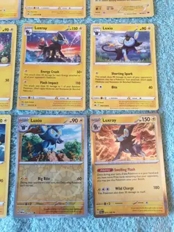 SHINX, LUXIO, & LUXRAY BUNDLE OF POKEMON CARDS - Image 5