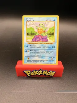 Pokemon Card Squirtle Base Shadowless 1999 63/102 LP - Image 1