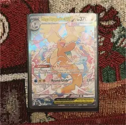 Mega Dragonite EX Full Art Holo Pokemon TCG Card 290/217 Stage 2 370 HP - Image 1