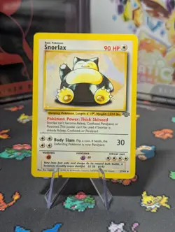 Snorlax 27/64 Pokemon Card TCG Jungle Unlimited Non Holo Rare LP - Image 1