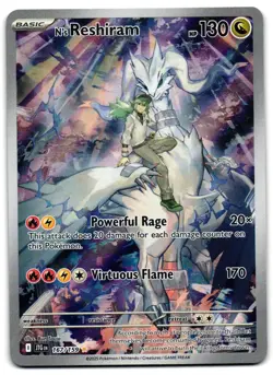 N's Reshiram 167/159 - Journey Together Illustration Rare Pokemon TCG - LP Card - Image 1