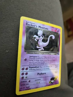 Rocket's Mewtwo 14/132 Gym Challenge set 2000 Holo foil Pokemon Card - Image 4