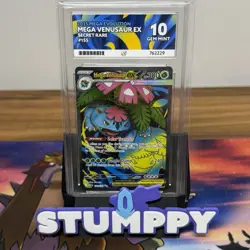 ACE 10 MEGA VENUSAUR ex 155/132 | Mega Evp;utions Full Art Graded Pokemon Card - Image 1