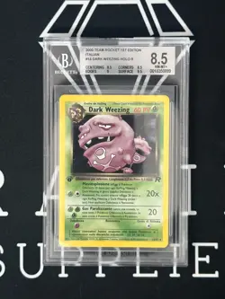 Pokemon Card Dark Weezing 14/82 Holo - Team Rocket 1st Edition BGS 8.5 Italian - Image 3