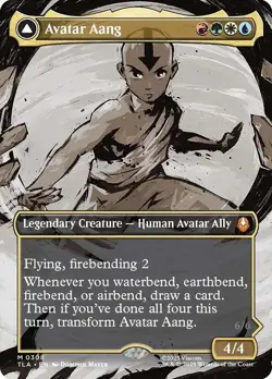 Avatar Aang Borderless Avatar: The Last Airbender NM MTG - Image 1
