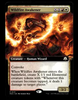 Wildfire Awakener (Extended Art) 131 R Commander: March of the Machine - Image 1