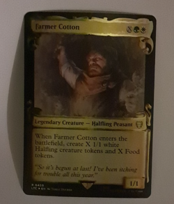 Farmer Cotton Showcase Scrolls FOIL NM/M LOTR Lord of the Rings MTG - Image 1