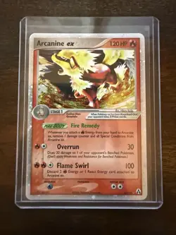 Pokemon Arcanine ex Legend Maker 83/92 Holo Rare EX English TCG 120HP 2006 - Image 1