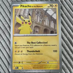 Pokemon x Natural History Museum Promo - Pikachu At The Museum - SEALED - Image 1