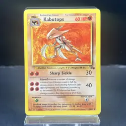 Kabutops - 24/62 - Fossil - Non Holo Rare - Pokemon Card LP - Image 1
